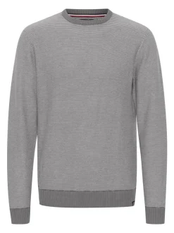FQ1924 Herren Strickpullover - FQLeon in grau