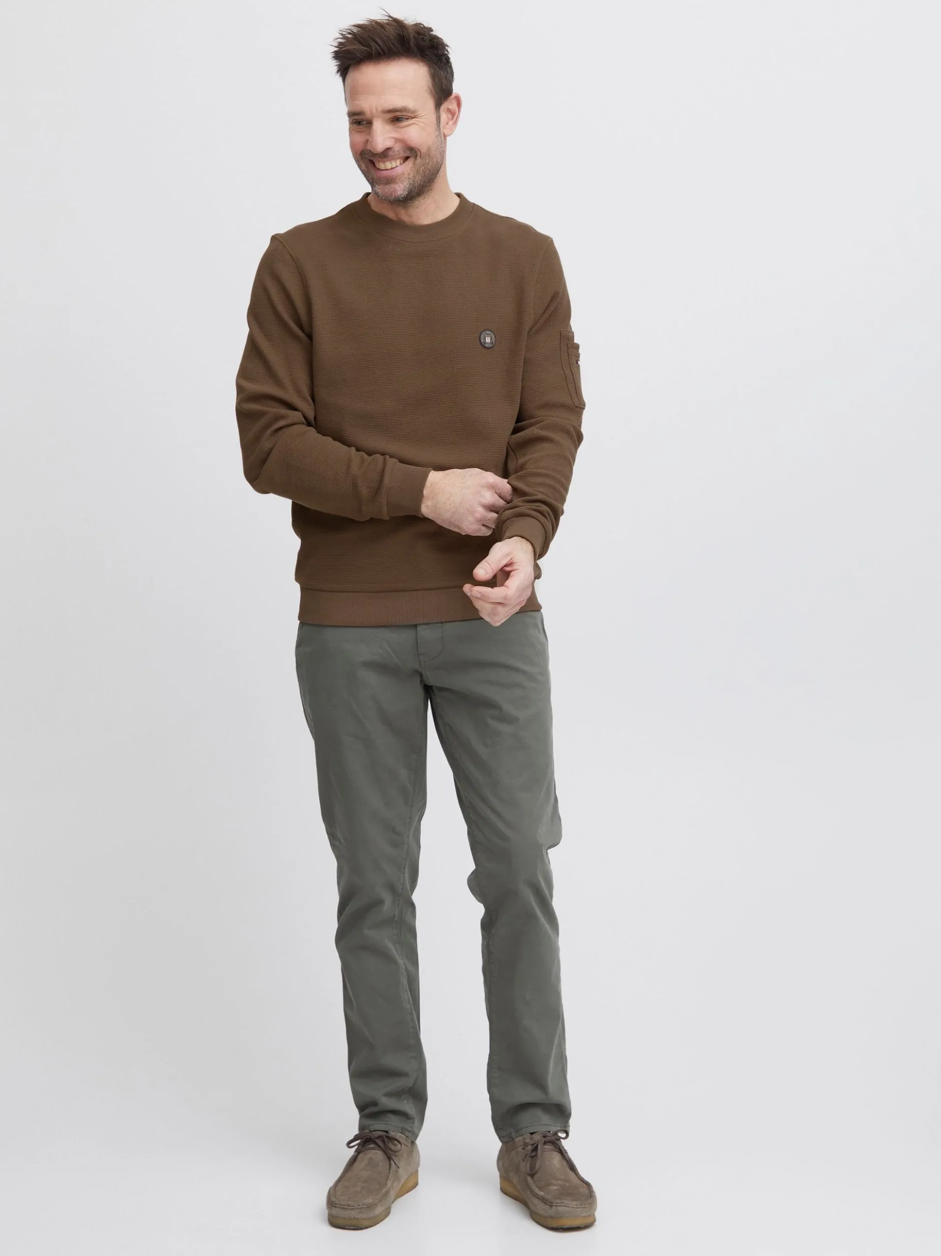 FQ1924 Herren Sweatshirt - FQWilliam in braun
