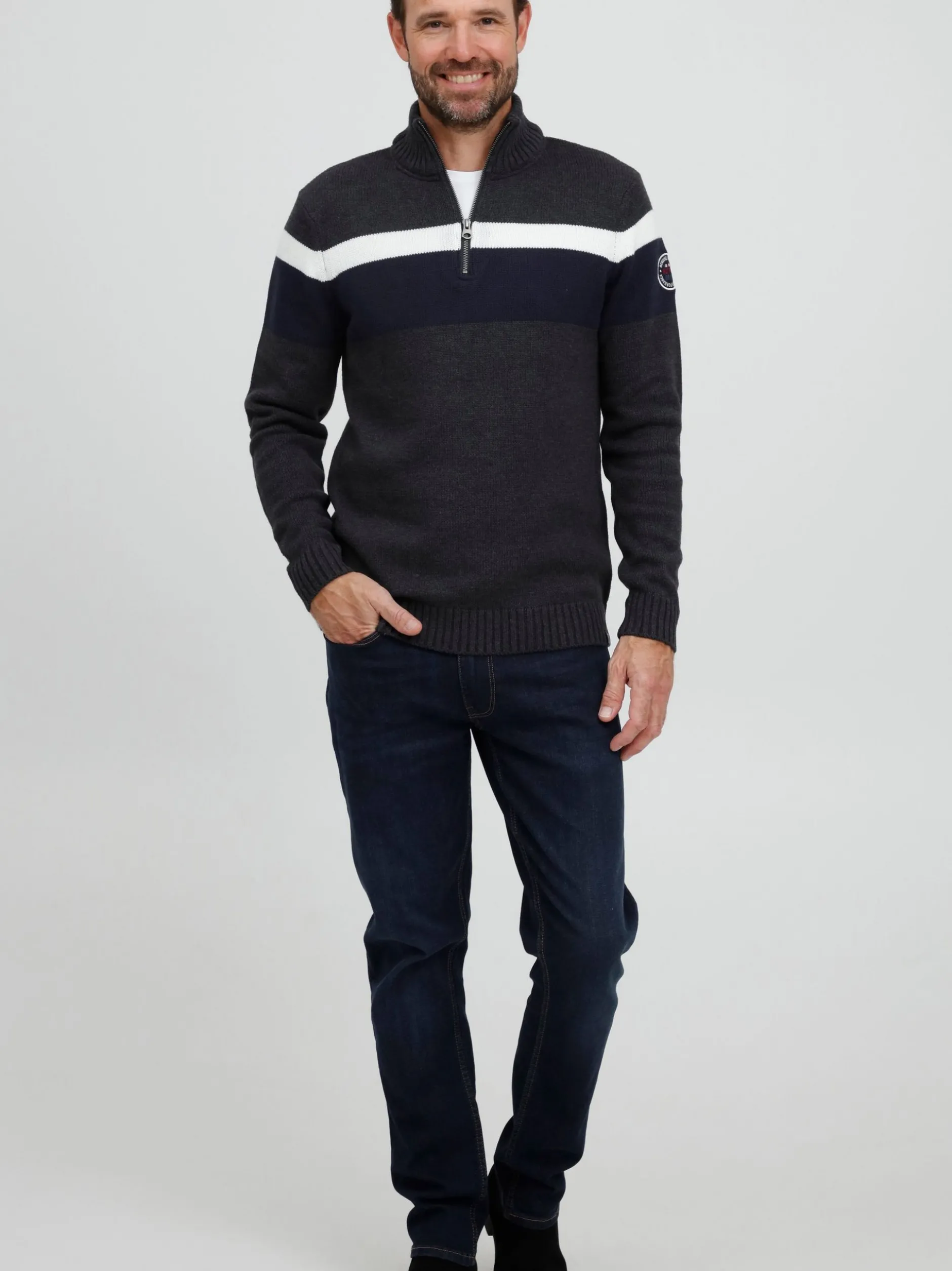 FQ1924 Herren Troyer - FQEdvin in anthrazit