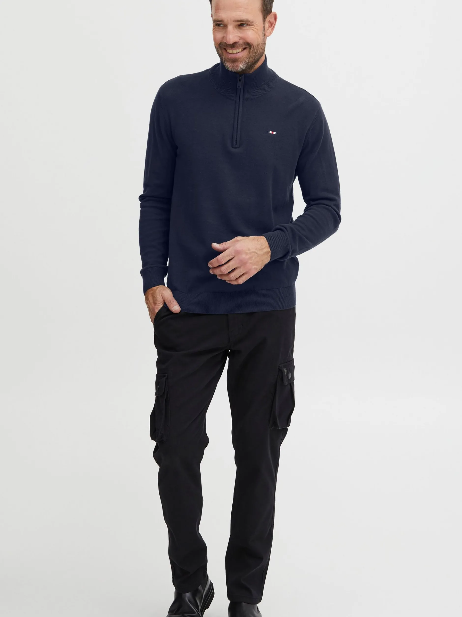 FQ1924 Herren Troyer - FQElias in marine