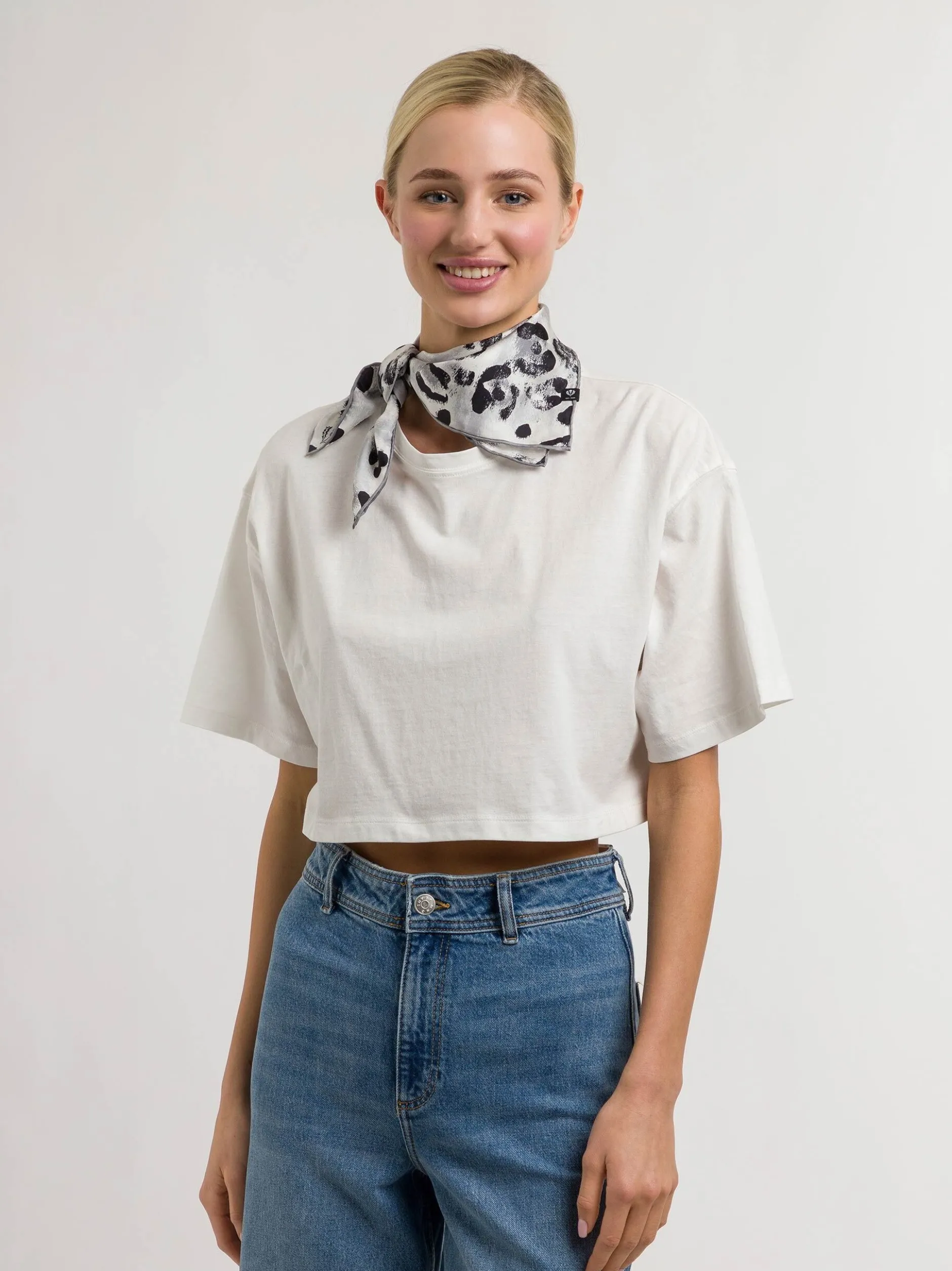 Fraas Damen Nickituch in grau