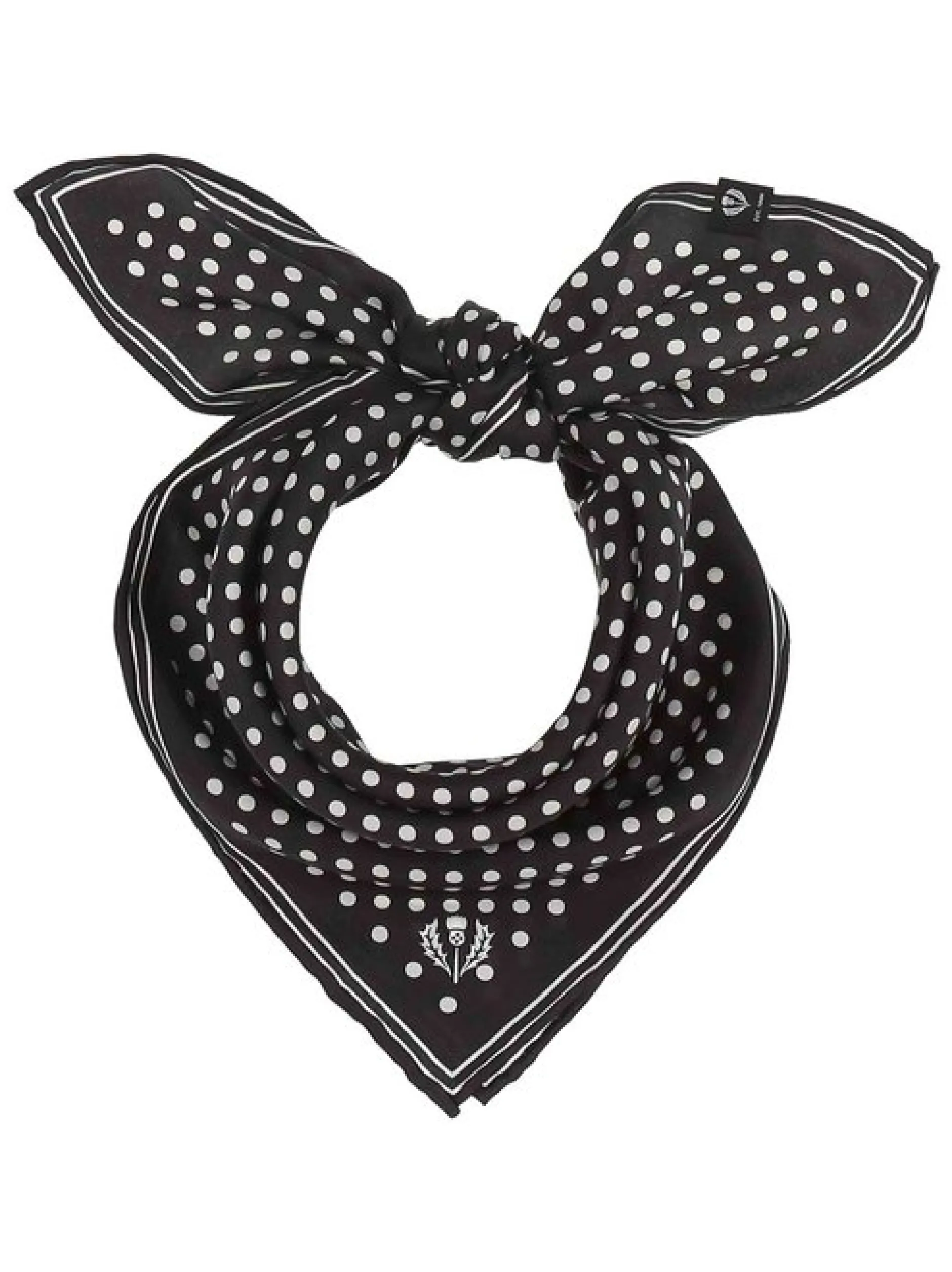 Fraas Damen Nickituch in schwarz