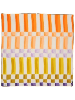 Fraas Damen Tuch in orange mehrfarbig