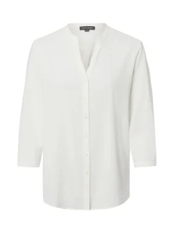 Franco Callegari Damen Bluse in weiß zitrone