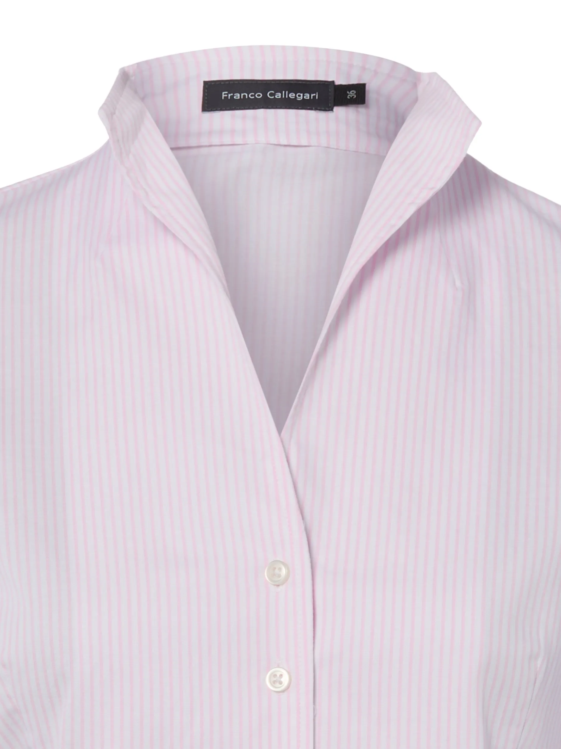Franco Callegari Damen Bluse in rosa weiß