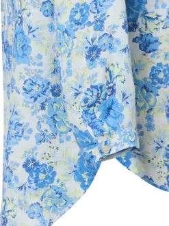 Franco Callegari Damen Leinenbluse in royal