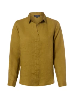 Franco Callegari Damen Leinenbluse in oliv