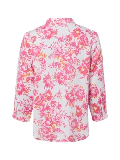 Franco Callegari Damen Leinenbluse in pink