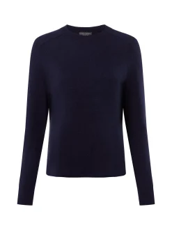Franco Callegari Damen Pure Cashmere Pullover in marine