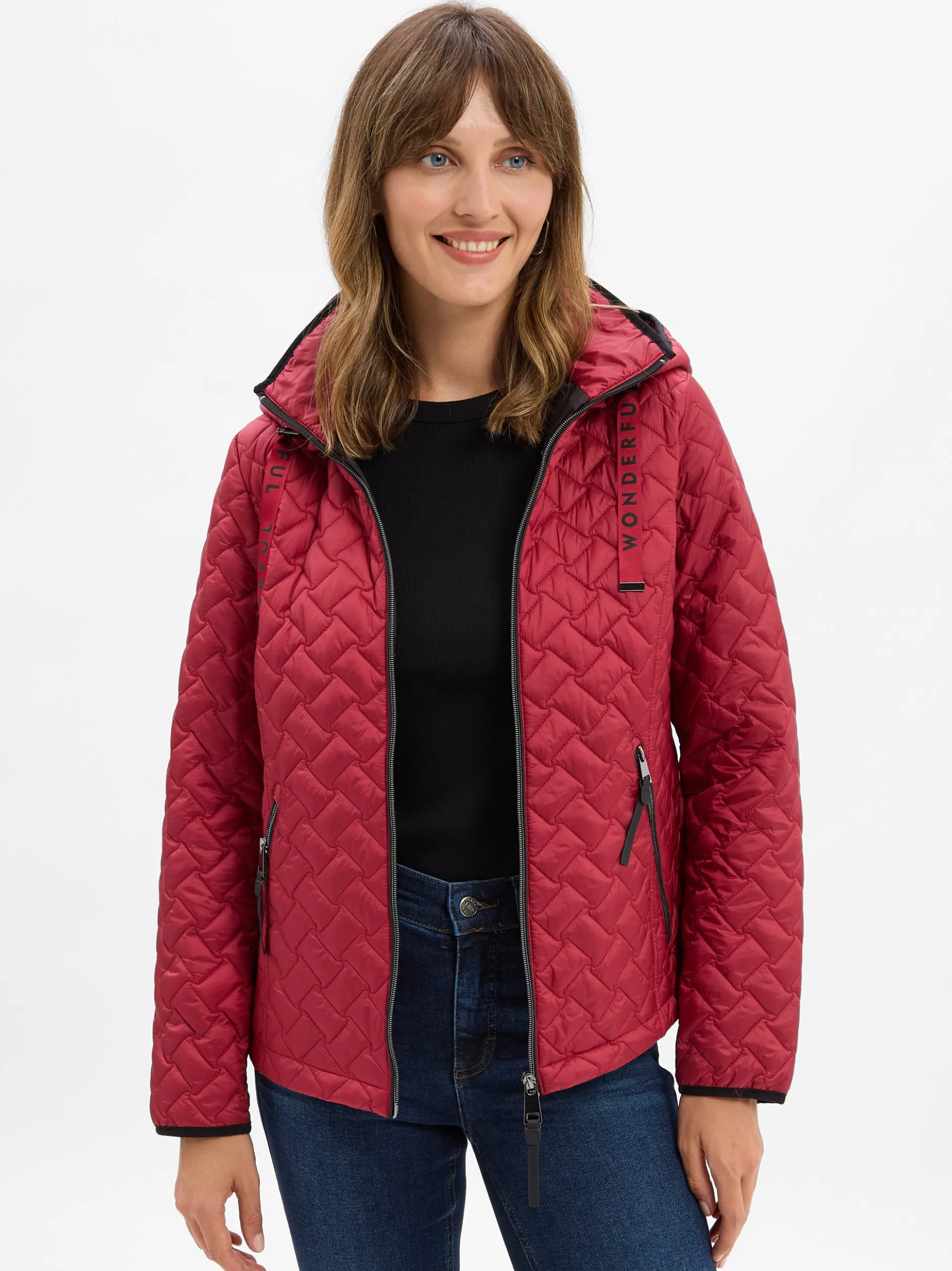 Franco Callegari Damen Steppjacke in rot