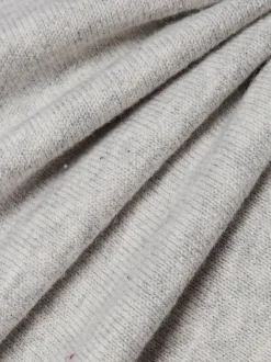 Franco Callegari Damen Strickpullover mit Cashmere-Anteil in hellgrau