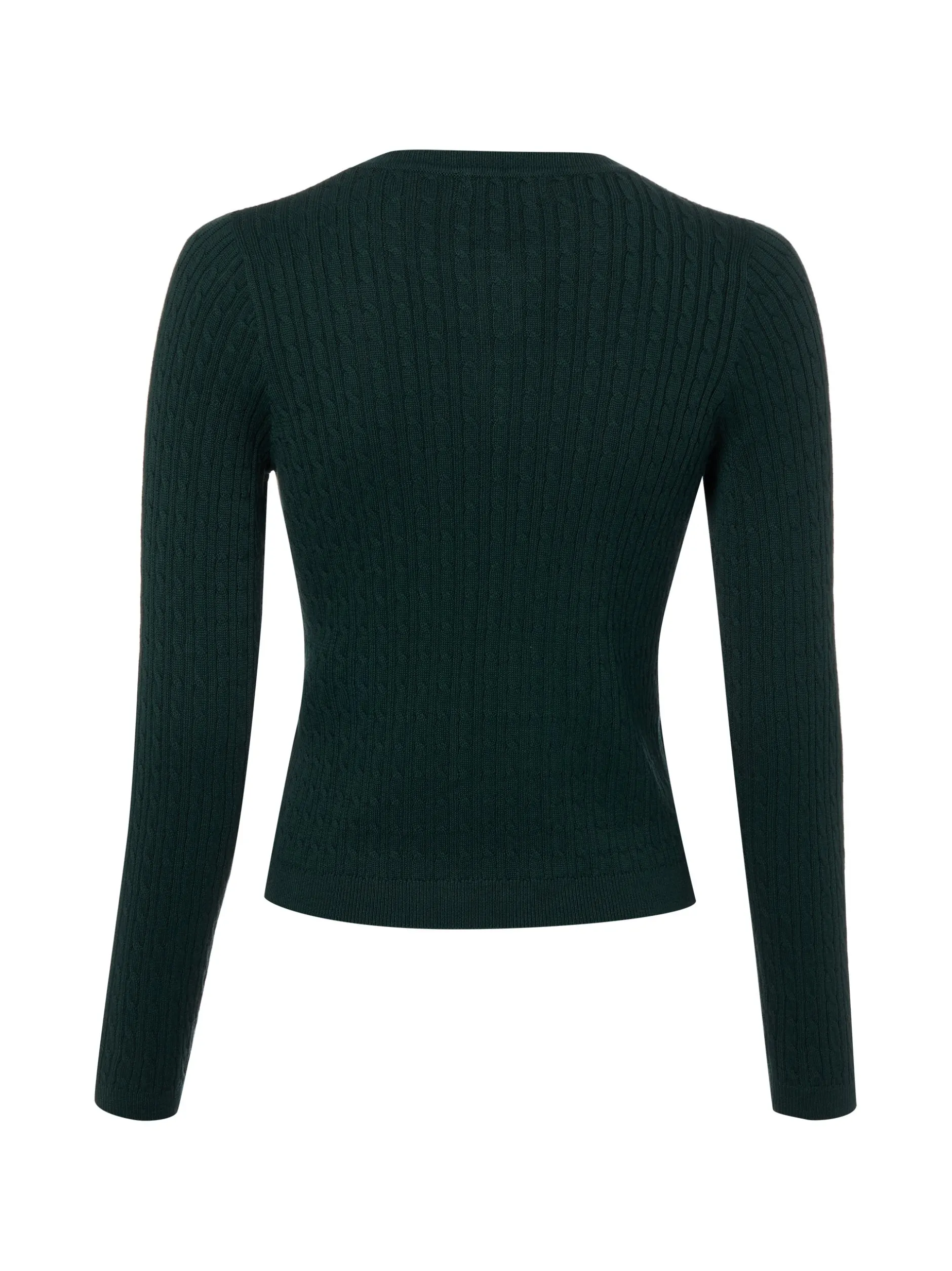 Franco Callegari Damen Strickjacke in tanne