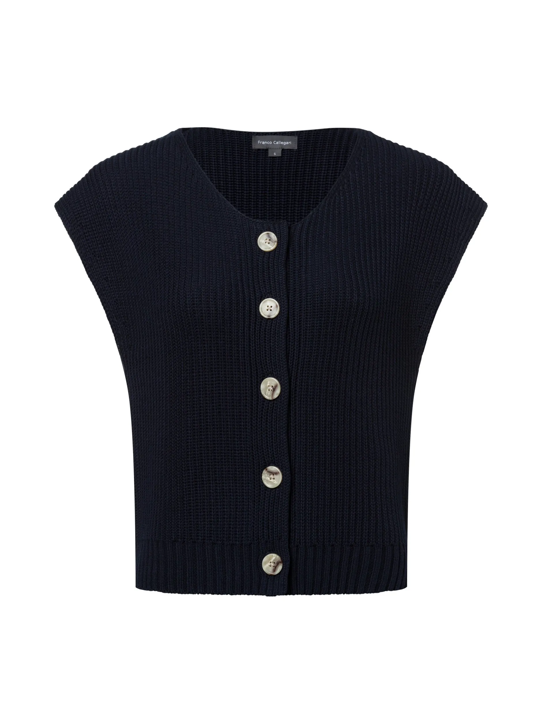 Franco Callegari Damen Strickweste in marine