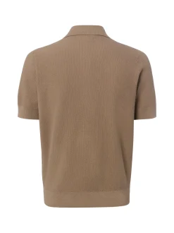 Franco Callegari Damen Strick-Poloshirt in taupe