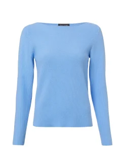 Franco Callegari Damen Strickpullover in hellblau