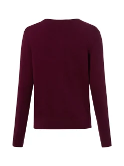 Franco Callegari Damen Strickjacke mit Cashmere-Anteil in himbeer