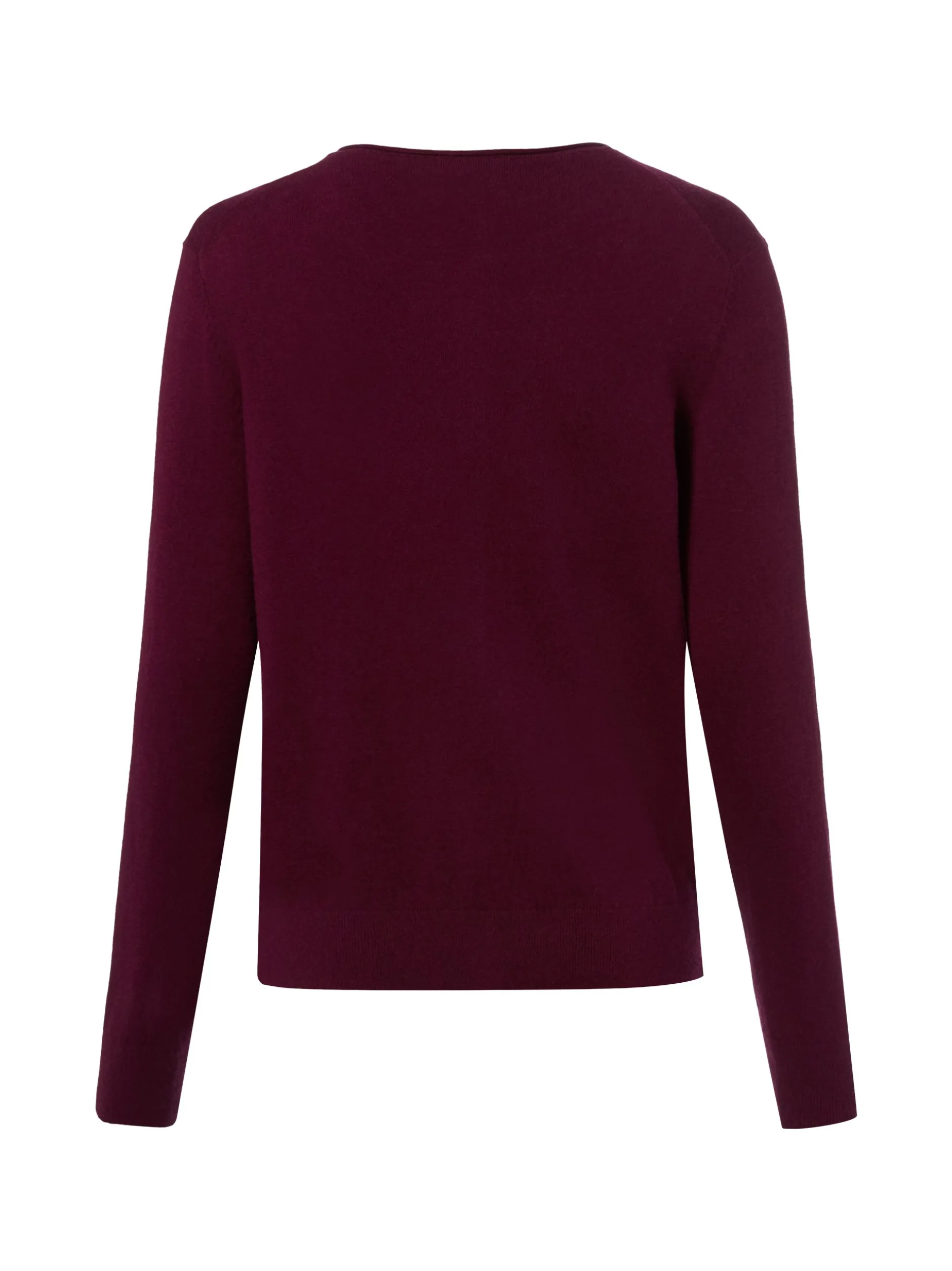 Franco Callegari Damen Strickjacke mit Cashmere-Anteil in himbeer