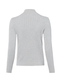 Franco Callegari Damen Strickjacke in hellgrau