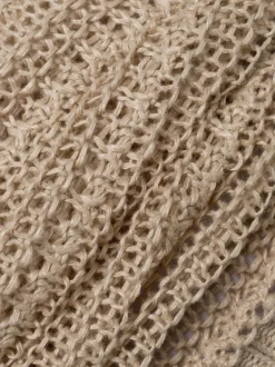 Franco Callegari Damen Strickpullover aus Leinen in beige