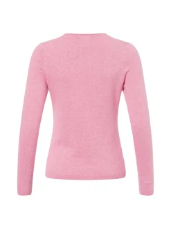 Franco Callegari Damen Strickpullover mit Cashmere-Anteil in rosa