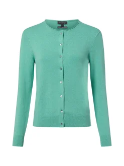 Franco Callegari Damen Strickjacke mit Cashmere-Anteil in smaragd