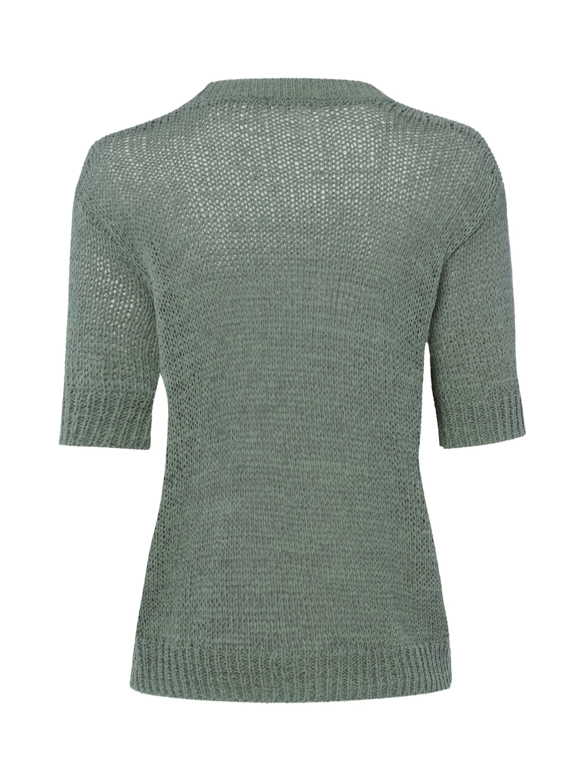 Franco Callegari Damen Strickshirt in khaki