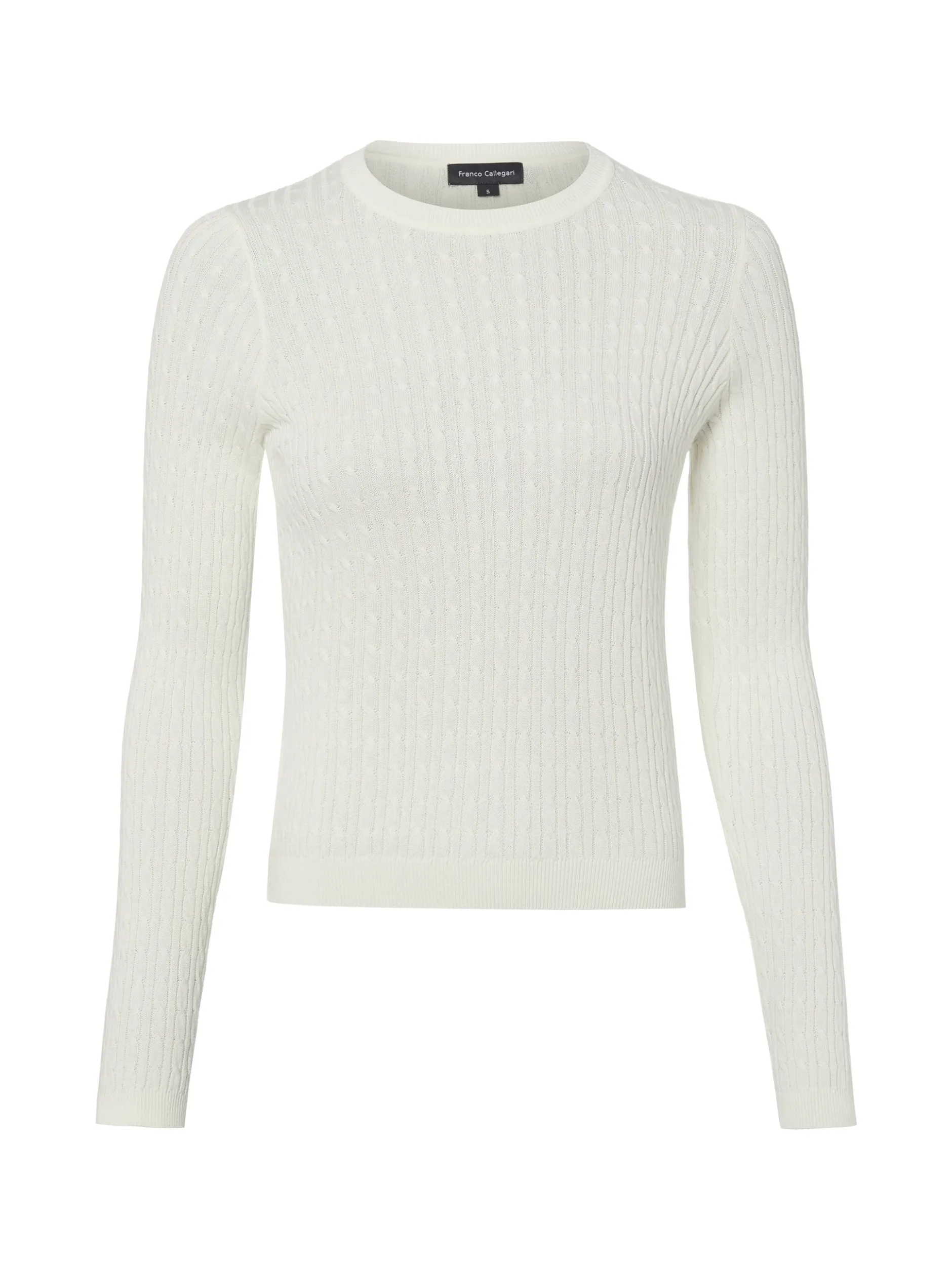 Franco Callegari Damen Strickpullover in ecru