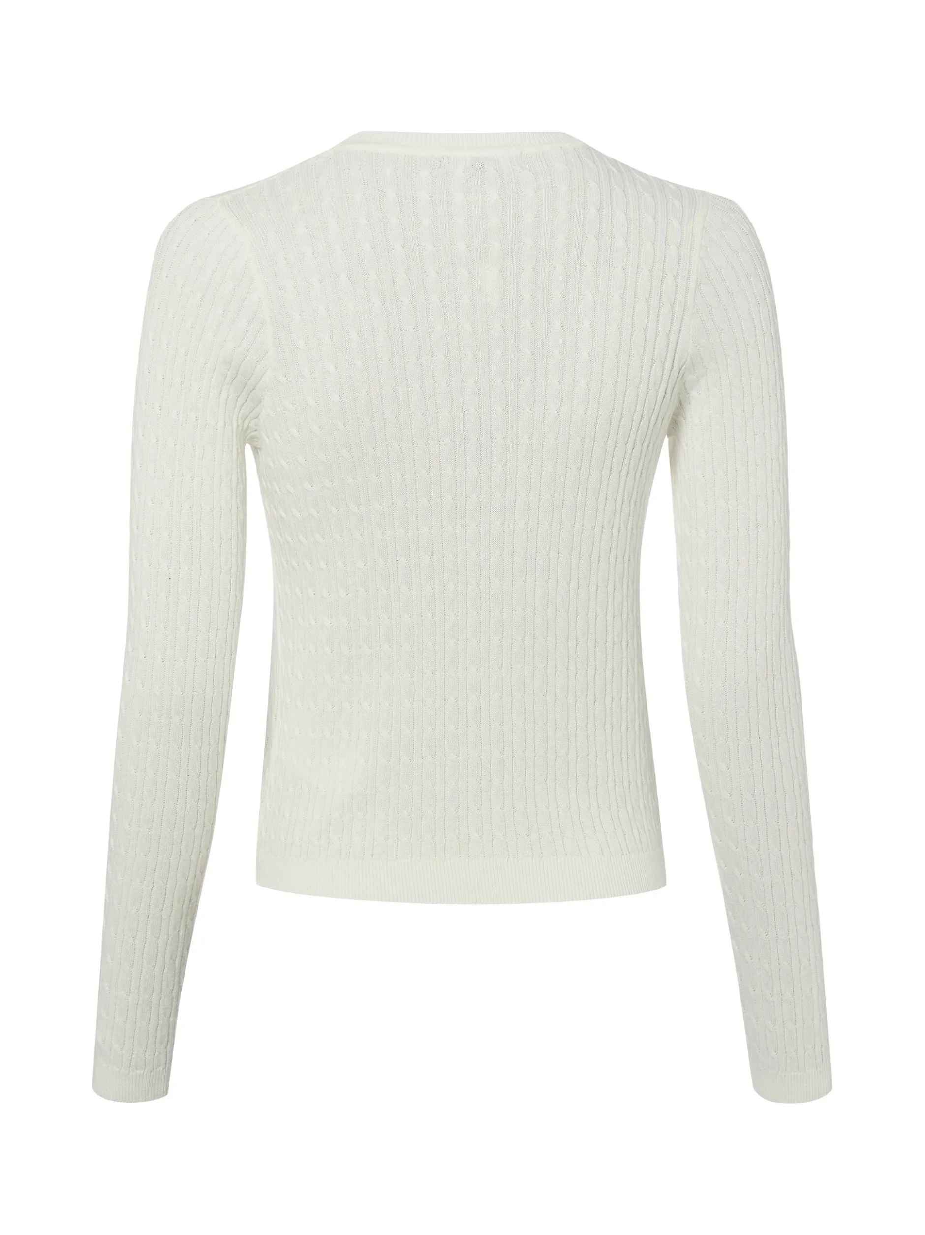 Franco Callegari Damen Strickpullover in ecru