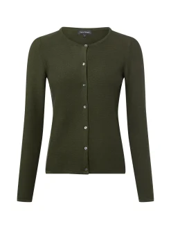 Franco Callegari Damen Strickjacke in khaki