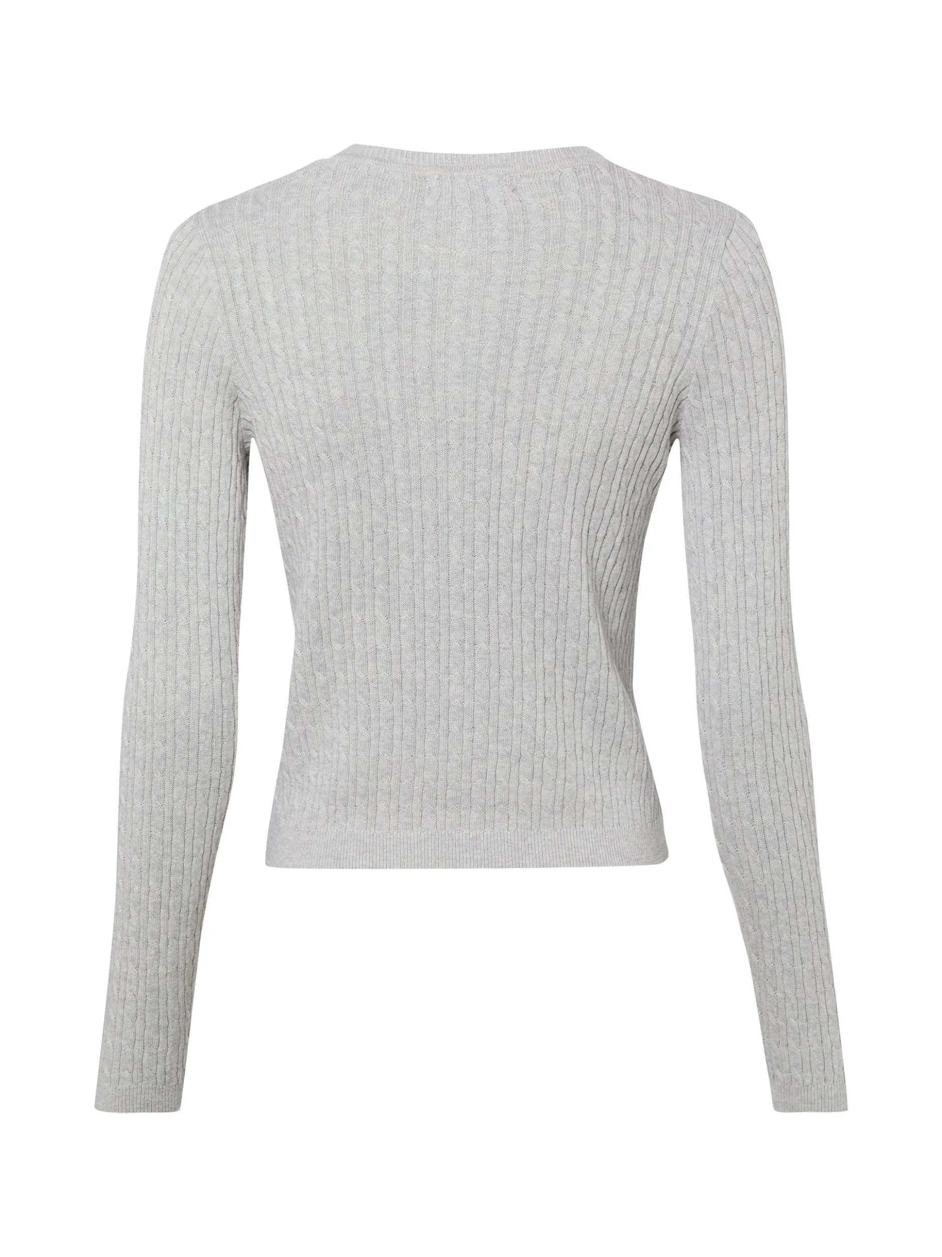 Franco Callegari Damen Strickjacke in hellgrau
