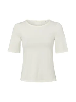 Franco Callegari Damen T-Shirt in ecru - Ärmel: kurzarm