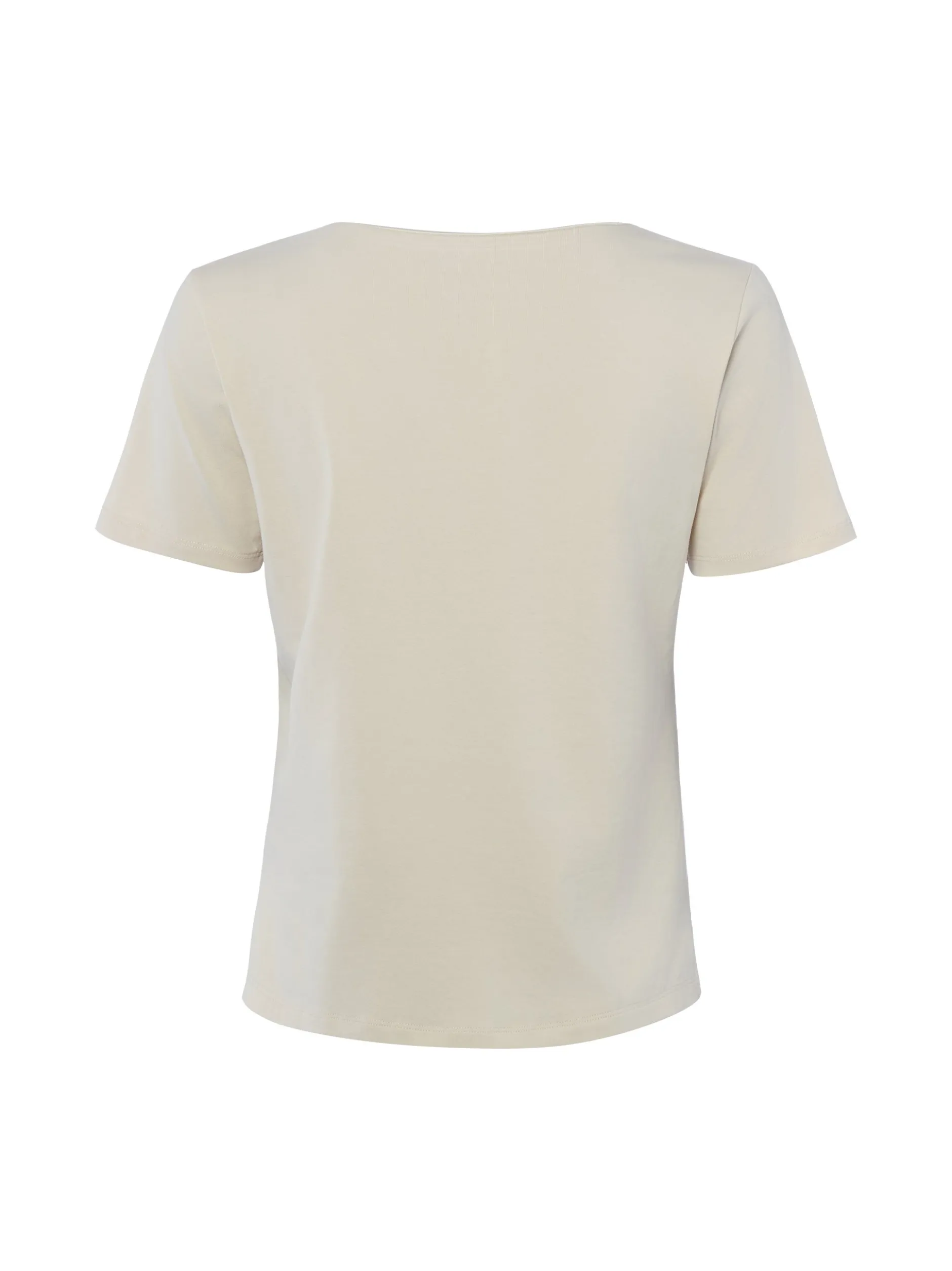 Franco Callegari Damen T-Shirt in sand - Ärmel: kurzarm