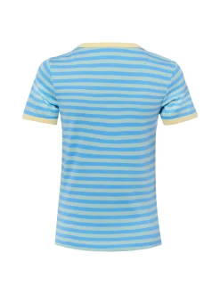 Franco Callegari Damen T-Shirt in hellblau mint