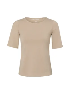 Franco Callegari Damen T-Shirt in taupe - Ärmel: kurzarm