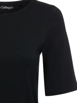 Franco Callegari Damen T-Shirt in schwarz