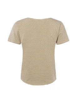 Franco Callegari Damen T-Shirt in sand schilf
