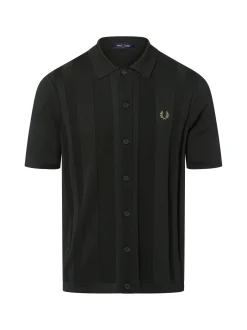 Fred Perry Herren Freizeithemd in tanne - Ärmel: kurzarm