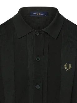 Fred Perry Herren Freizeithemd in tanne - Ärmel: kurzarm