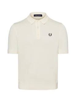 Fred Perry Herren Poloshirt in sand blau