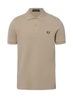Fred Perry Herren Poloshirt in melange - Ärmel: kurzarm