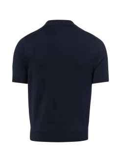 Fred Perry Herren Strick-Poloshirt in marine