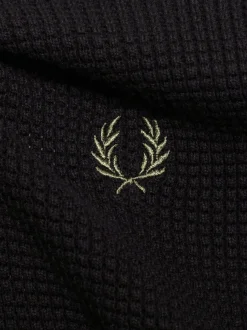 Fred Perry Herren Strickpullover in schwarz
