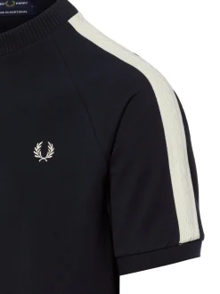 Fred Perry Herren T-Shirt in marine ecru