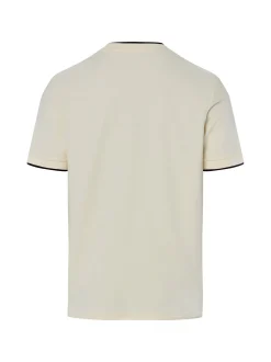 Fred Perry Herren T-Shirt in sand - Ausschnitt: Rundhals