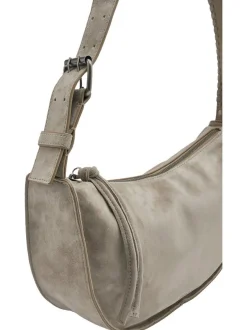 FredsBruder Damen Handtasche - Whipstitch Soul Hobo in grau