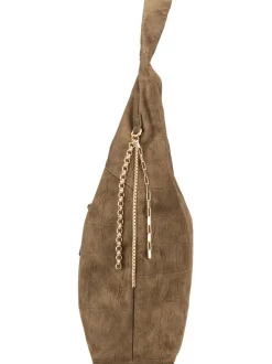 FredsBruder Damen Handtasche - Velvet Wild Hobo in khaki