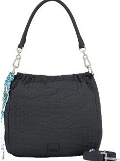 FredsBruder Damen Handtasche - Just Flow Hobo in schwarz