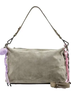 FredsBruder Damen Schultertasche - Beautiful Mess Shoulderbag in grau