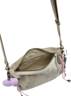 FredsBruder Damen Schultertasche - Beautiful Mess Shoulderbag in grau