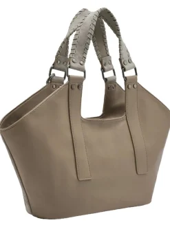 FredsBruder Damen Shopper - Whipstitch Soul Shopper in grau